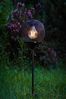 Eglo Black Solar Steel Mesh LED Light Table Lamp