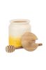 Kitchen Pantry Yellow Honey Pot With Drizzler