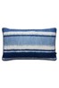 Graham & Brown Blue Ikat Stripe Cushion