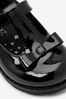 Black Patent Standard Fit (F) zapatillas de running Saucony voladoras pie normal apoyo talón talla 49