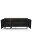 Koble Black Mia Smart Rattan Sideboard