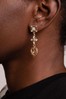 Bibi Bijoux Gold Tone "Wear your heart on your Sleeve" Earrings