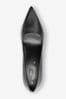 Black Regular/Wide Fit Forever Comfort® Leather Court Locker Shoes