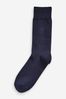 Navy Blue Logo 10 Pack Mens Lasting Fresh Socks