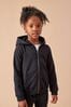 Black Zip Through and Hoodie And Joggers Sports Set (3-16yrs)