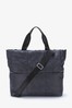 Mint Velvet Grey Animal Nylon Sports Bag