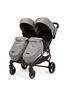 Ickle Bubba Grey Venus Max Double Stroller Space Grey Pushchair