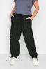 Yours Curve Black Limited Cargo Trousers