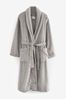 Grey Towelling Dressing Gown