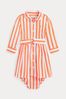 Polo Ralph Lauren Baby Orange Striped Shirt Dress