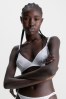 Buy Calvin Klein Sheer Marquisette Lace Traingle White Bra from