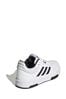 adidas White/Black Kids Tensaur Sport Training Lace Trainers