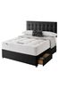 Silentnight Black Eco Miracoil 2 Drawer Divan Bed Set