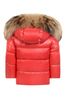 Down Padded K2 Baby Jacket in Red