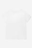 Girls Cotton Jersey T-Shirt in White