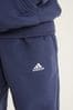 adidas Icons Blue Hooded Little Kids Tracksuit