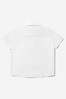 Baby Short Sleeve Monogram Motif Stretch Cotton Shirt
