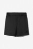Boys Cotton Branded Shorts in Black