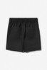 Boys Cotton Branded Shorts in Black