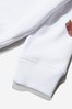 Girls Kaleido Sleeve Sweatshirt in White