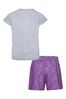 Nike Purple Little Kids T-Shirt and Shorts Set