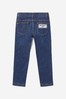 Boys Blue Cotton Denim Branded Jeans