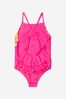Girls Snorkeling Starfish Swimsuit in Pink