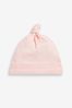 logo patch cashmere beanie hat Baby Tie Top Hat 3 Packs (0-18mths)