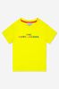 Boys Organic Cotton Logo T-Shirt in Yellow