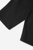Boys Organic Cotton Logo Print Shorts in Black