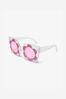 Girls Daisy Sunglasses With Case in Ivory