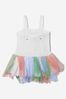 Girls Tulle Wing Dress in Multicoloured