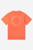 Boys Cotton Jersey Cactus Print T-Shirt in Orange