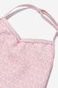 Girls All Over Logo Halterneck Swimsuit in Pink