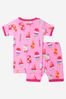 Girls Pink Fruity Pops Organic Cotton Pyjamas