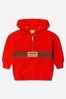 Kids Cotton Popover Jacket in Red