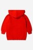 Kids Cotton Popover Jacket in Red