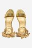 Girls Elice Glitter Shoes in Gold