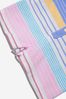 Baby Boys Cotton Mesh Striped Romper in Multicoloured