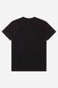 Unisex Cotton Jersey T-Shirt in Black