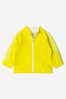 Baby Unisex Polycotton Zip-Up Top in Yellow