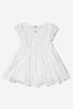 Baby Girls Cermony Dress And Knickers Set in White