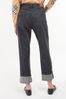 Barbour® Black Coastal High Waist Mom Fit flared Jeans
