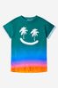Boys Multicoloured Cotton Summer Scrap T-Shirt