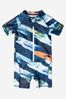 Baby Boys Multicoloured Super Boats Protective Swimsuit