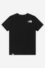 Unisex Box Logo Short Sleeve T-Shirt in Black
