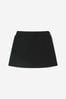Girls Cotton Logo Skirt in Black