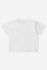 Baby Unisex Cotton Summer Teddy Toy T-Shirt in White
