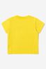 Baby Cotton Circus Teddy Toy T-Shirt in Yellow
