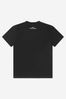 Boys Cotton Jersey Short Sleeve T-Shirt in Black